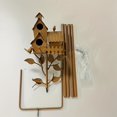 thumbnail image 3 of 1pc Metal Bird House With Pole Metal Garden Bird House Birdhouse Decoration Ornament Castle Metal Style, 3 of 4