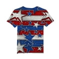 thumbnail image 5 of Afuyipoi Boys T-shirts 4th of July,Breathable Short Sleeve Round Neck USA Flag Graphic Tees Multicolor 9-10T, 5 of 5