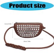 Aellinatey Elegant Studded Underarm Bags for Women Shoulder Bag Travel Satchel Purse