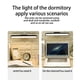 thumbnail image 4 of Luz Desmontable Debajo Del Gabinete Lámpara Ajustable Debajo Del Gabinete Luz De Escritorio Brillante Lámpara De Noche De 3 Brillos Luz Nocturna De Ahorro De Energía Para Mesa De Interior Yuarrent HA021462-00, 4 of 6