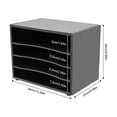 thumbnail image 5 of 2x Desktop Organizers Home Office Paper Shelves Letter Tray File Sorter Shelves, 5 of 16