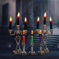 thumbnail image 2 of Decoraciones de Halloween, candelabro LED de Calavera, calabaza, fantasma, luces de vela, accesorios de terror, fiesta de Halloween, hogar, Bar, suministros de decoración, 1pc, 2 of 4