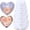 White, variant on 5 Pcs Heart Shaped Boxes for Flower Arrangements Gift Boxes Heart Box with Lids for Valentine's Day Bridesmaid Proposal Wedding Birthday Baby Showers Floral Present Packaging(Black)