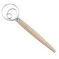 thumbnail image 2 of Xihbxyly Batidor de Varillas de Madera, Batidor de Harina de Acero Inoxidable, Batidor de Masa de Mezcla Rápida, Herramienta de Repostería de Cocina, Perfecto para Pasteles, Masa Madre y Galletas, Ta, 2 of 6