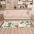 thumbnail image 2 of Yayeee Runner Rug for Bedroom 2'x6' Machine Washable Hallway Non Slip Mat, Small Strawberry Pattern, 2 of 8