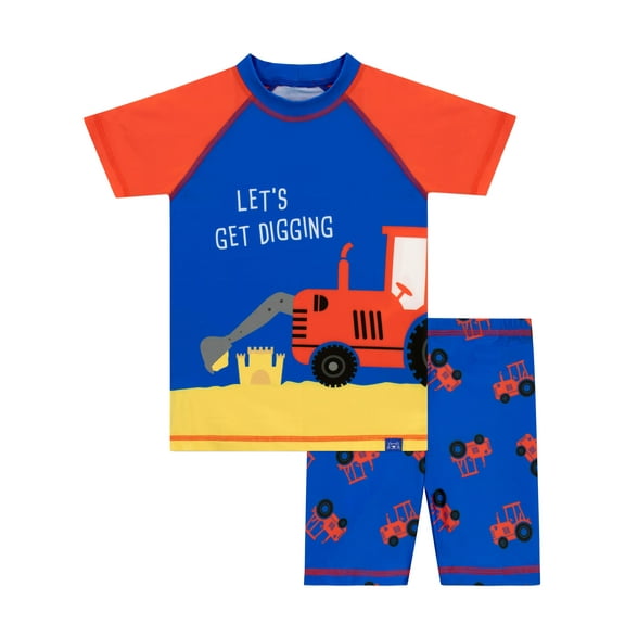 Harry Bear Boys Tractor Swim Set Sizes 18M-6