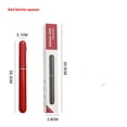 thumbnail image 5 of 2-in-1 Air Pressure Wine Opener with Foil Cutter Wine Bottle Opener Easy-Open Air Pump Wine Opener Portable Travel Wine Corkscrew Handheld Wine Cork Remover, Best Gifts for Wine Lovers（red）, 5 of 5