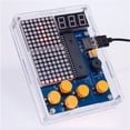 thumbnail image 3 of de soldadura electrónica, módulo de de juego s de aprendizaje de práctica de soldadura, de juego clásico retro con estuche de acrílico shamjiam Consola de juegos, 3 of 8