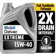 Mobil Delvac Extreme Heavy Duty Full Synthetic Diesel Engine Oil 15W-40, 1 Gallon
