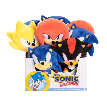 Sonic The Hedgehog 9 inch Collectible Plush Figure Assortment for Ages 3 and up (Selections May Vary)