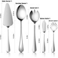 thumbnail image 3 of Silverware Set, MASSUGAR 25 Piece Silverware Flatware Cutlery Set, Stainless Steel Forks Spoons Knives Set Utensils Service for 4, Include Knife/Fork/Spoon, Mirror Polished (25-Piece)\u2026, 3 of 7