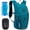 Light Blue, variant on Lightweight Hydration Back,15L Multipurpose Hiking Backpack with 1.5L Water Bladder ,Hydro Water Daypack for Cycling Hiking Rave for Men Women