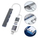 thumbnail image 5 of Adaptador Usb C a Usb Mini Tipo-C Expansión Del Hub, 4 Puertos Usb 3.0 Hub, 2.0 Hub, Estación de Adaptador de Tipo C, Tipo-C Divisor de Aluminio Usb Hub 3.0, 5 of 7