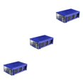 thumbnail image 1 of Scienceny Cajas de almacenamiento transparentes apilables de plástico para cajones de hardware y contenedores de gabinete organizador azul Type1 NO1, 1 of 6