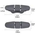 thumbnail image 4 of NATEFEMIN Dishwasher Stop Track Upper Rack Stop Clip W10508950 Replacement for Whirlpool Replace W10199682, 8562015, 2684662, 2PCS, 4 of 5