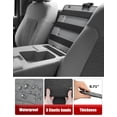 thumbnail image 4 of KBH Center Console Cover for 2011-2016 Ford F250 F350 F450 Super Duty with Jump Seat Console, Leather Armrest Cover Cushion Pad for F250 Accessories Truck Interior, Darkgray, 4 of 7