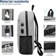 thumbnail image 2 of Mochila Antirrobo Bluelander, Mochila Cruzada y Lapicera, Set de 3 piezas, con Puerto USB, Gris Claro, 2 of 5