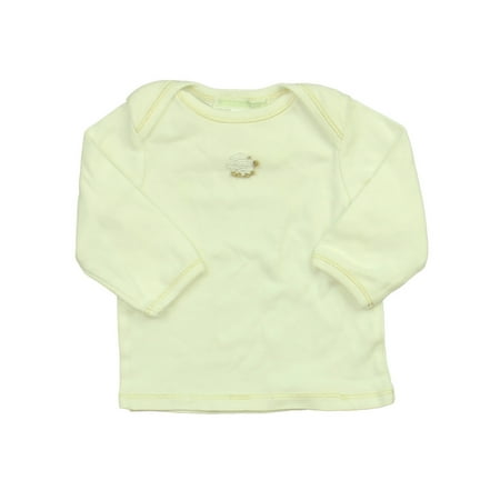 

Pre-owned Janie and Jack Girls Ivory Long Sleeve Shirt size: 0-3 Months