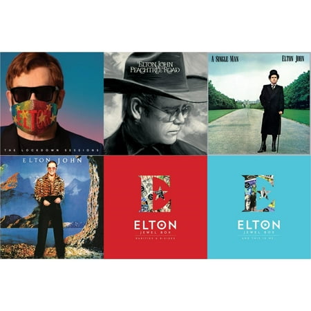 Lockdown Sessions (Blue Vinyl/2LP) (X) & Peachtree Road (2LP) & Single Man & Caribou (50Th Anniversary Edition/2LP/Blue Vinyl) & Jewel Box (3LP - Rarities & B-Sides) & Jewel Box (2LP - And This Is Me)