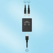 USB Printer Sharing Device Data Transfer Splitter Manual Switching Hubs 2 in 1