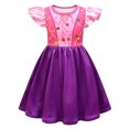 thumbnail image 1 of HAWEE Robe Sanderson Sisters Hocus Pocus pour Filles Halloween Cosplay Sarah Mary Costume de Fête, avec Sac, 1 of 7