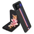 thumbnail image 4 of Slim Protective Cover Case Compatible for Samsung Phones Frame Protection Cases Z FLIP 3 Anti-fingerprint and Foldable Cell Phone Protective Shell Black, 4 of 9
