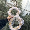 thumbnail image 2 of L Conejito de Pascua, corona circular de ratán con luces, decoración artesanal para el hogar, adornos colgantes para puerta, ventana y pared del hogar, 2 of 5