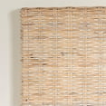 South Shore Lilak, Coastal Rattan Queen Headboard, White Washed Rattan