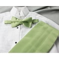 thumbnail image 2 of Spring Notion Men's Cummerbund and Bow Tie Set Sage, 2 of 4