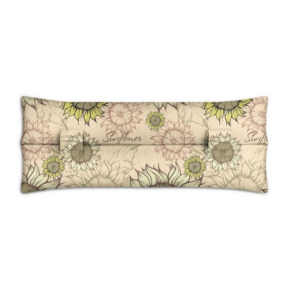 Sunflower with Inspirational Quote Seatbelt Pillow - Soft Mastectomy Cushion for Car - Boho Floral Design for Post Surgery Recovery - Women's Gift Idea