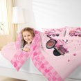thumbnail image 5 of Homewish Romantic Valentine'S Day Bedding Comforter Set,Love Balloon Rose Twin Comforter Sets,Pink Tairy Tale Theme Bedding Set For Girl Teens,Microfiber Bedroom Decor Reversible,2 Pieces, 5 of 9
