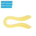 thumbnail image 2 of Quilling Strips Paper 120pcs 1/16"(1.5mm) 39cm Origami Paper for Art DIY Hand Craft Christmas Light Yellow, 2 of 7