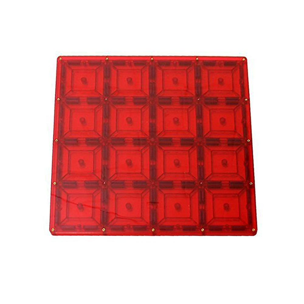 ShapeMags Red 12 x 12 Building Plate Tile