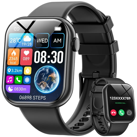 smart watch for Women, Compatible with Android and iPhone Devices, Featuring Fitness Tracker, 1.85-inch Smartwatch Gift, Answer/Make Calls/120 Sports Modes, IP68 Water-Resistant Fitness Watch (Gold)