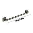 thumbnail image 3 of Towel Rack under $5! kkbbma Bathroom Wall Mounted Towel Rack, Brushed Nickel Towel Bar with Stainless Rack and Hand Towel Holder, Shower and Bath Towel Racks for Bathroom Wall, 3 of 6