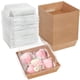thumbnail image 2 of 5/10 piezas de cajas de papel Kraft para pasteles, postres, donas, galletas, sándwiches, contenedores de alimentos, suministros para fiestas de cumpleaños y bodas, decoración navideña para el hogar, 2 of 5