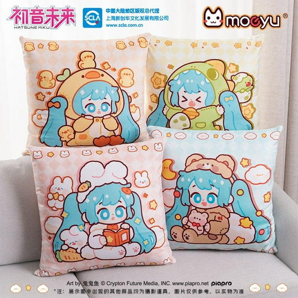 Almohada de dormir de Anime Kawaii Hatsune Miku 4 tipos estatuilla de tiro pijama de Animal estilo acolchado nucleo pequeno almohada suave Walmart en linea