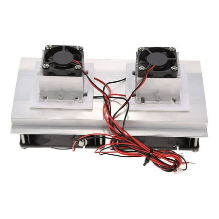 

Walmeck Thermoelectric Peltier Refrigeration Cooling System Kit Semiconductor Cooler Large Cold Conduction Module Double Fans