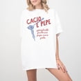 thumbnail image 4 of Cacio E Pepe Cotton T-Shirt Boho Retro Style, Trendy Graphic Tee Italian Foodie, Pasta Lov, 4 of 7