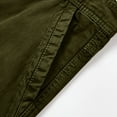 thumbnail image 6 of WTOBBY Men's Cotton Loose-Fit Cargo Pants ,Comfortable Straight-Leg Multi-Pocket Tactical Trousers, Soft Fabric for Casual and Outdoor Use,Army Green L, 6 of 8