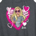 thumbnail image 3 of Barbie - Sketchy Hearts Barbie - Women's Racerback Tank Top, 3 of 5