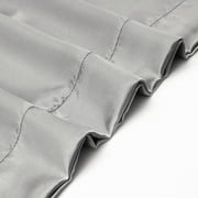 Yidarton Satin Pillowcase for Skin and Hair, Soft Next to Skin, Silk Satin Pillowcase 2 Pack, Standard Size, Queen Size, King Size, Light gray