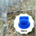 thumbnail image 5 of Fzaqwen 20x Spray Nozzle Tips Parts Lightweight Easy to Use Flat Fan Shaped for Leaning blue, 5 of 8