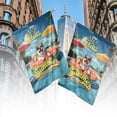 thumbnail image 4 of Hello Summer Akita Pool Day on Watermelon Float House Flag 28x40in Double Sided Inu Dog Lover Outdoor Decor - 13008, 4 of 5