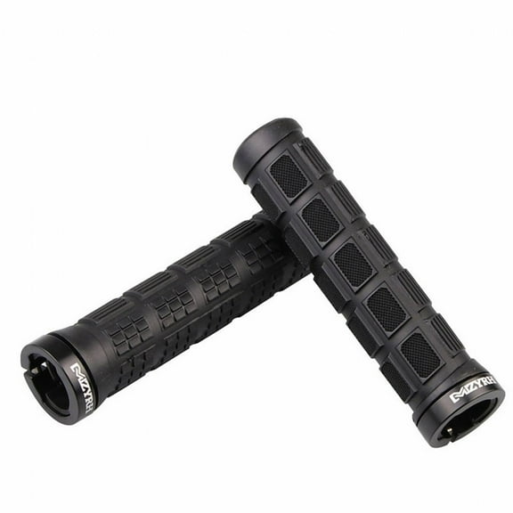 FACEGA 1Pairs Bike Grips,Non-Slip Grip Texture Bicycle Accessories,Enhanced Riding Control Bike Handlebar Grips,13.5*3.3cm,Black