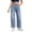 Blue, variant on Kaemgyyd Wide Leg Jeans for Women Trendy Elastic High Waisted with Pockets Boyfriend Pants Casual Pull on Trouser