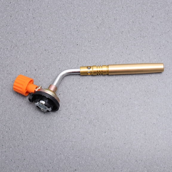 LOLIPPYY Portable Brass Gas Burner with Hand Ignition, 4.2oz Welding Torch for Camping, Soldering, and Outdoor Use