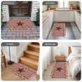 thumbnail image 6 of Country Star Farm Door Mat&nbsp;Indoor Outdoor Entrance, Non Slip Rug for Kitchen Bathroom Entryway Rug, Farmhouse Plaid Texas Vintage Fruit Washable Doormat Floor Mat 24x36 Inch, 6 of 8