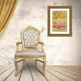 thumbnail image 3 of Borgese, Anna 11x14 Gold Ornate Wood Framed with Double Matting Museum Art Print Titled - Festone di Fiori (azure), 3 of 4