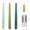 Gradient Green, variant on Green Flameless Taper Candles, 9.6" Real Wax Battery Operated Candles with Remote, 3 Pack Flickering, Gradient Candlesticks, Fake Candle for Home, Wedding, Party Decor